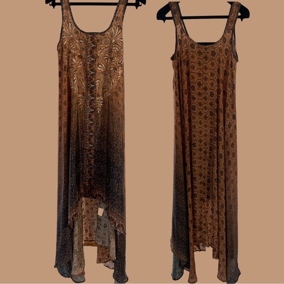 Maxi Hi-Lo Bohemian Dress by Love Kyla. - Picture 5 of 8